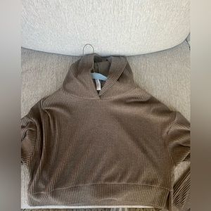 ALO Yoga Muse Ribbed Crop Sweatshirt